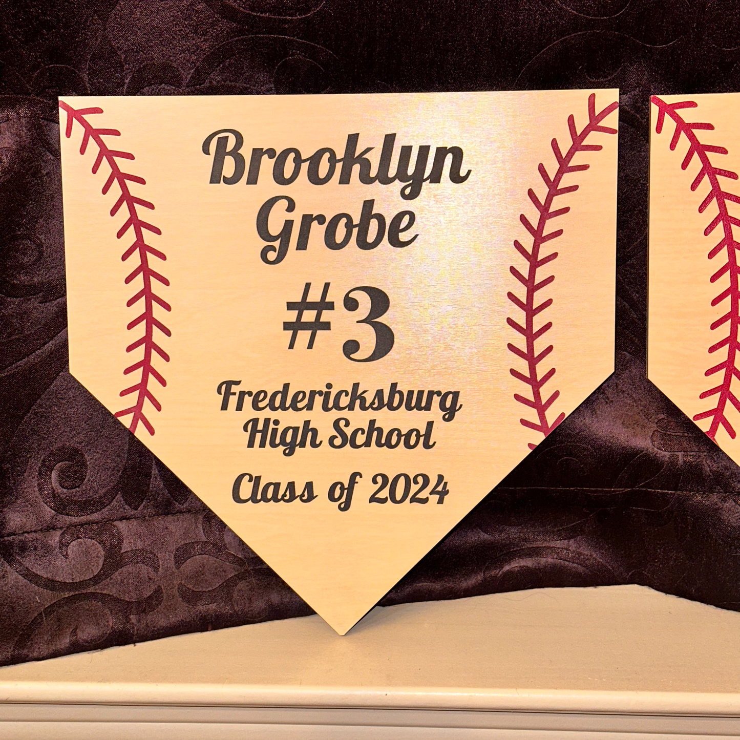 Softball / Baseball Home Plate Plaque