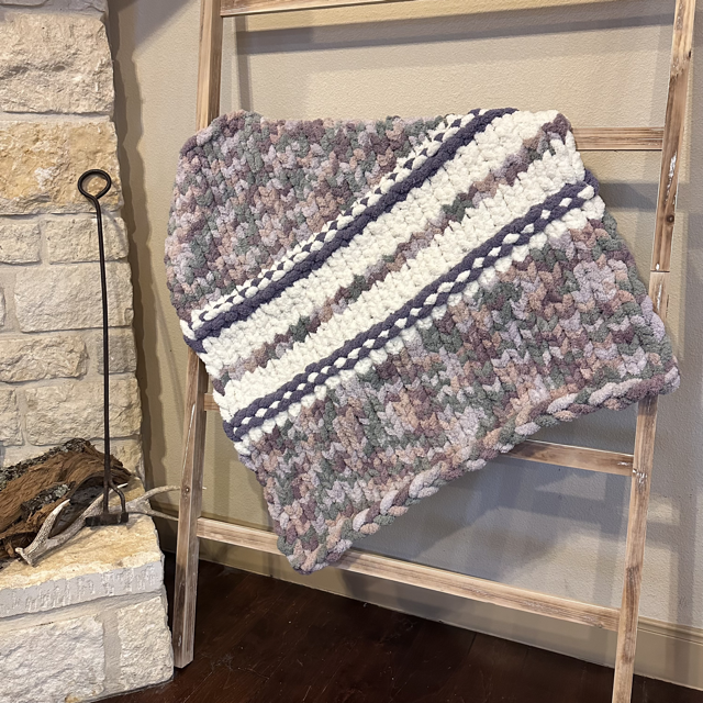 Purple Smoke Baby/Toddler Blanket