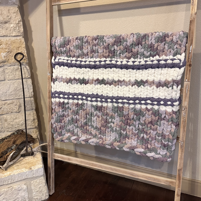 Purple Smoke Baby/Toddler Blanket