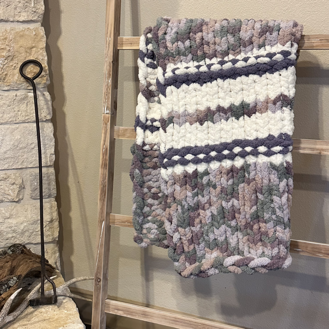 Purple Smoke Baby/Toddler Blanket