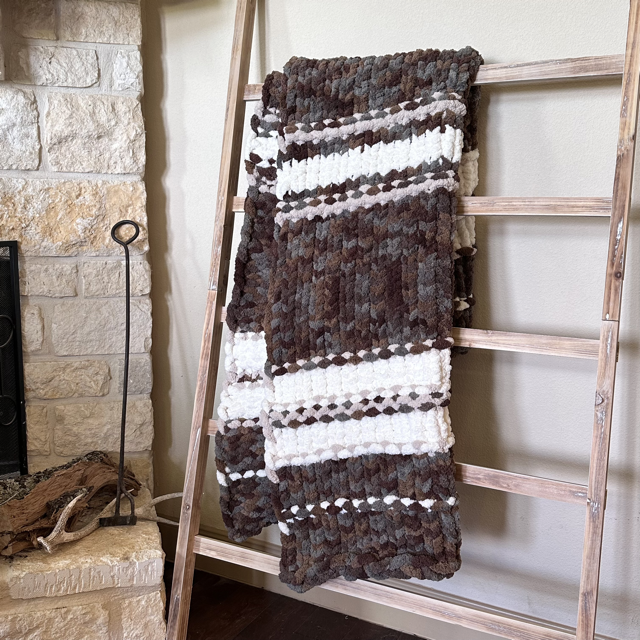 Hand Knit Chunky Blankets
