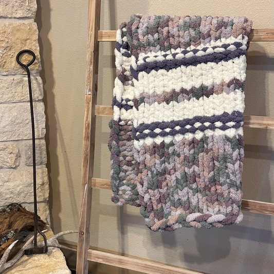 Purple Smoke Baby/Toddler Blanket